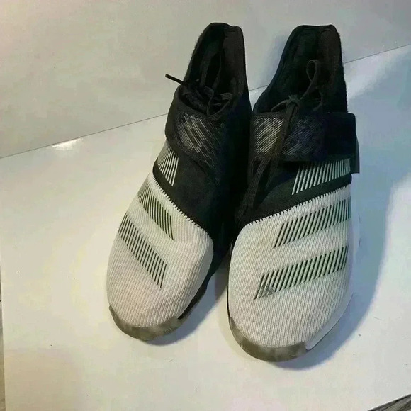 Size 8.5 - adidas Harden B/E 3 Cloud Black White Grey EF5296 - Picture 3 of 10